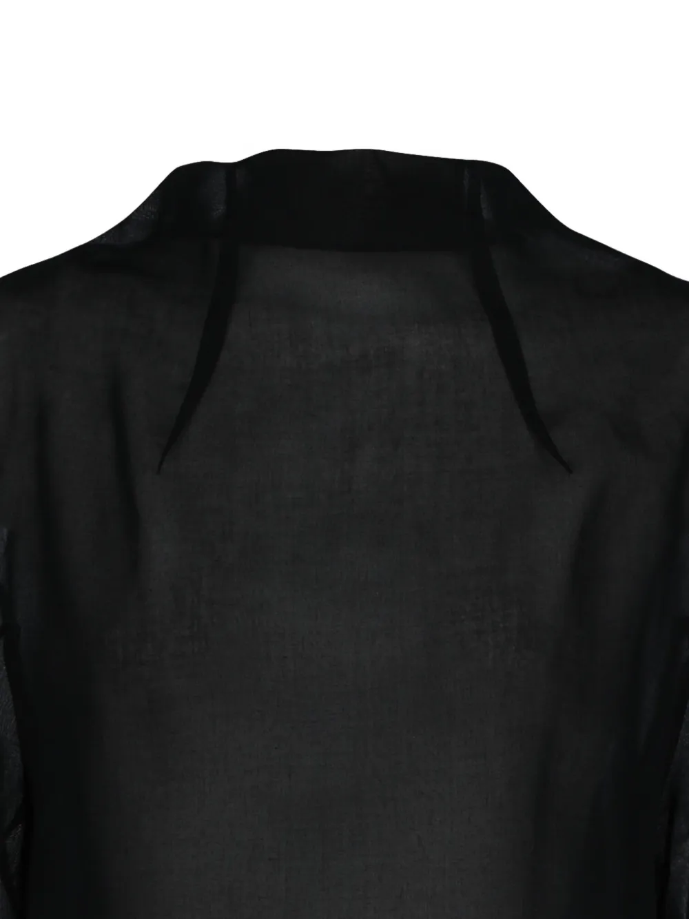 Amomento Knotted Collar Top | Black | FARFETCH TW