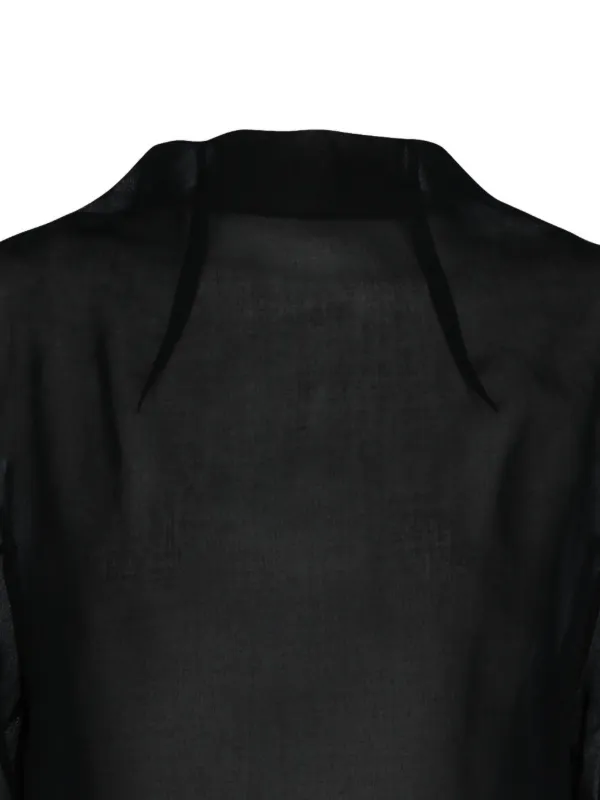 Amomento Knotted Collar Top | Black | FARFETCH ZA