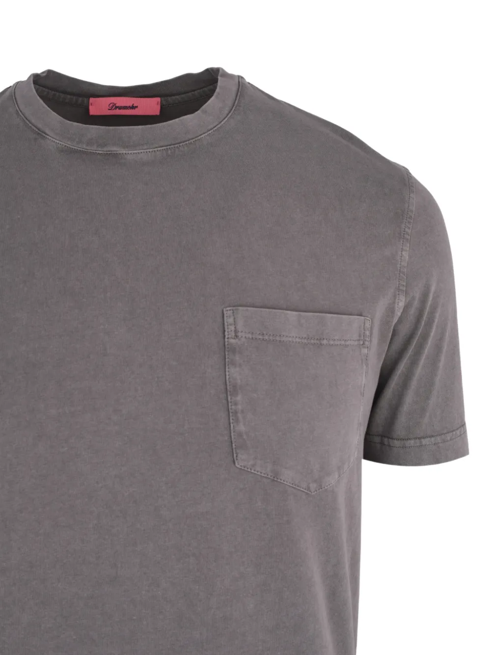 Drumohr T-shirt met zakdetail Grijs