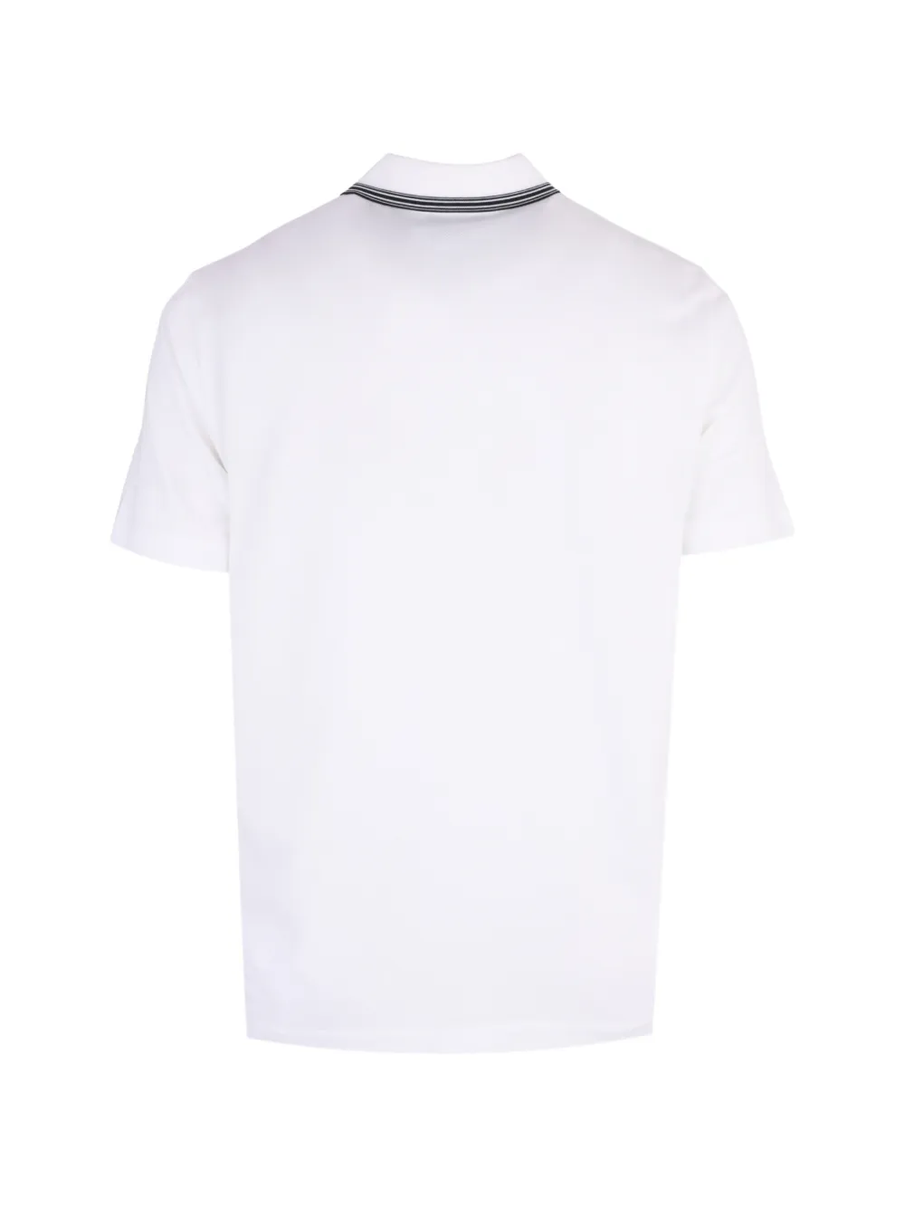Brioni Poloshirt met gestreepte afwerking Wit