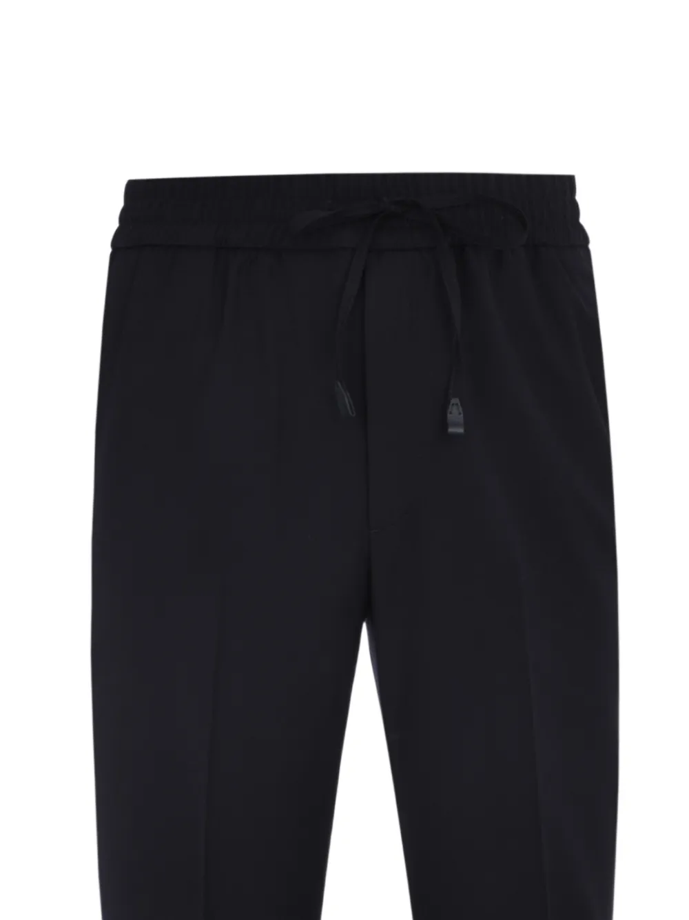 Brioni Asolo wollen broek met trekkoord Blauw