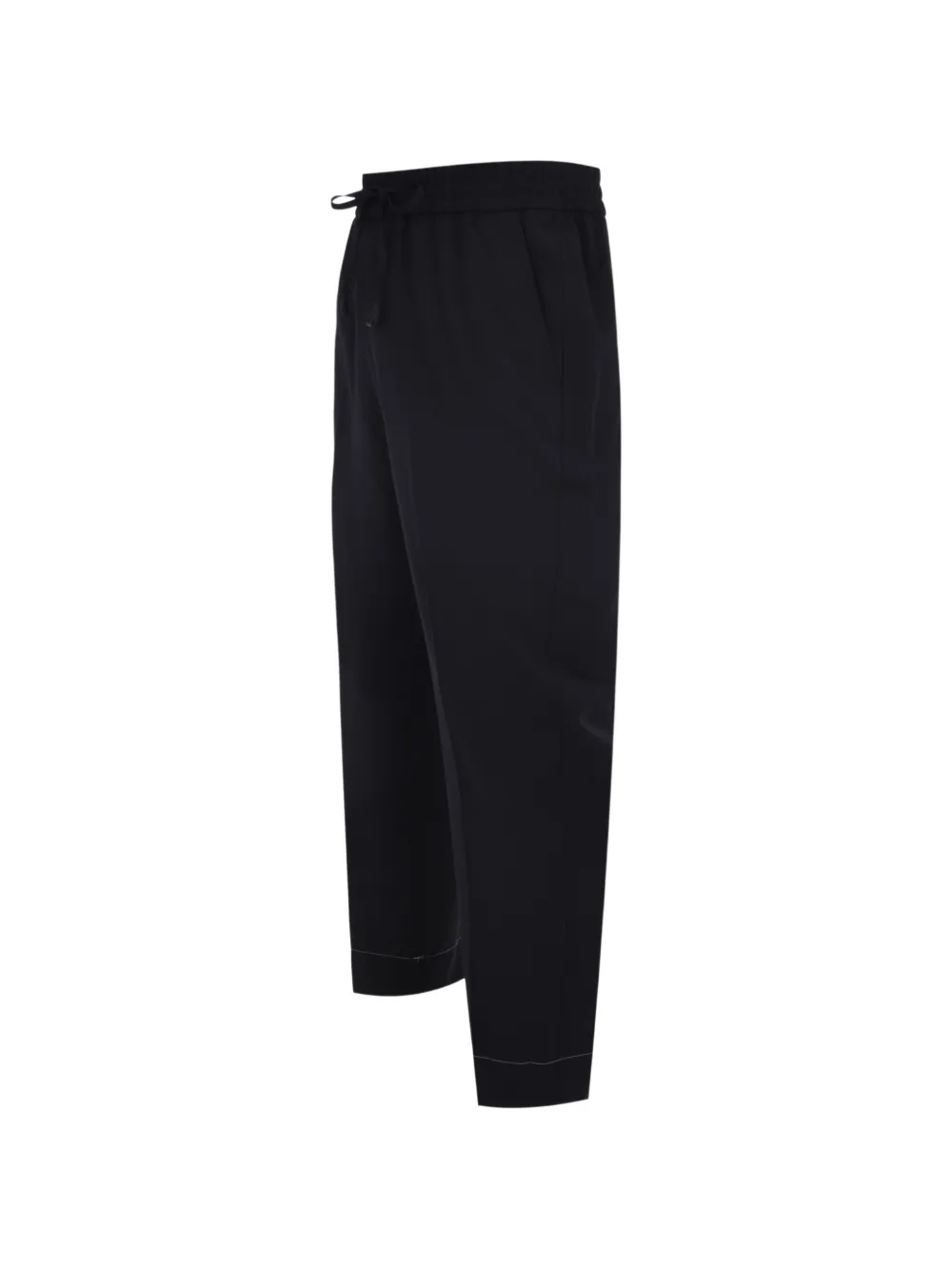 Brioni Asolo wollen broek met trekkoord Blauw