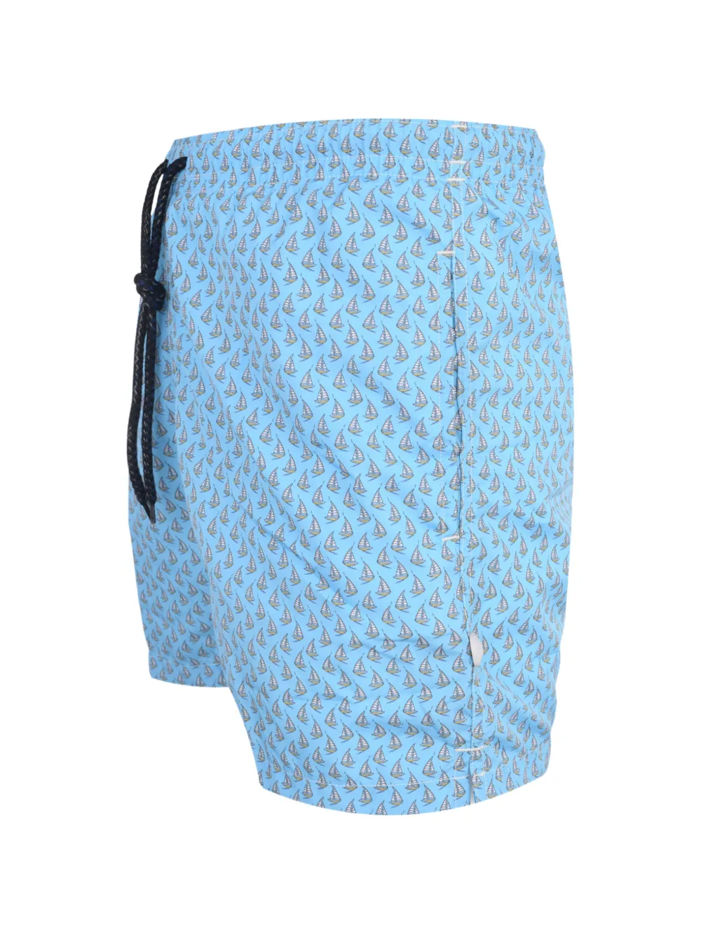  Drumohr Short à Imprimé Voilier - Bleu 