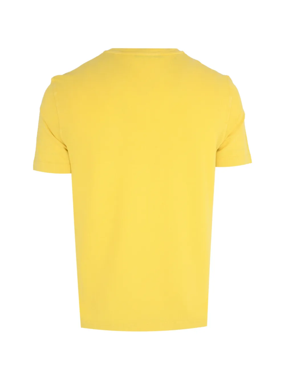 Drumohr T-shirt met ronde hals Geel
