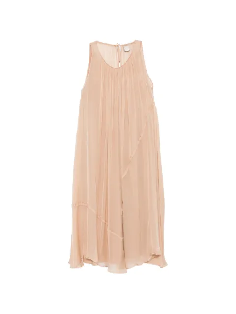 Alysi gathered panel dress