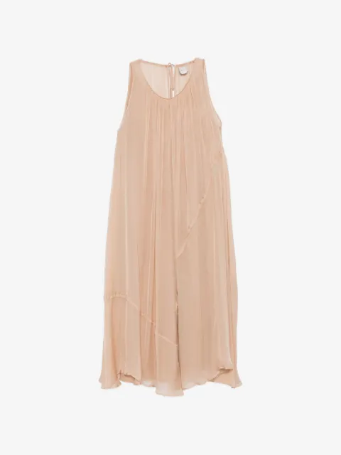 Alysi gathered panel dress