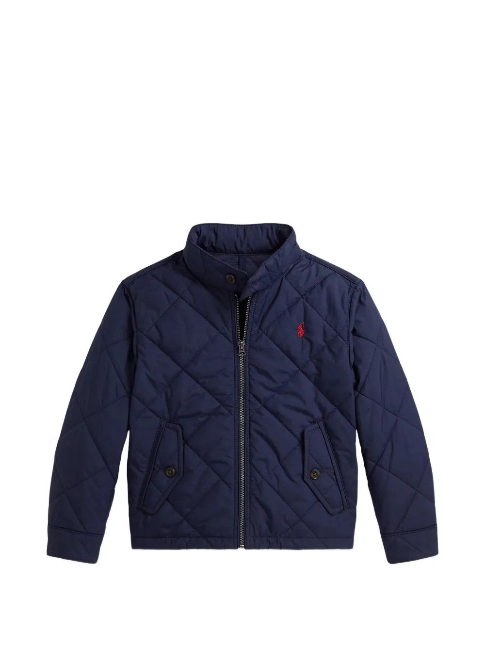 Polo Ralph Lauren Kids' Quilted Zip Jacket In Blue