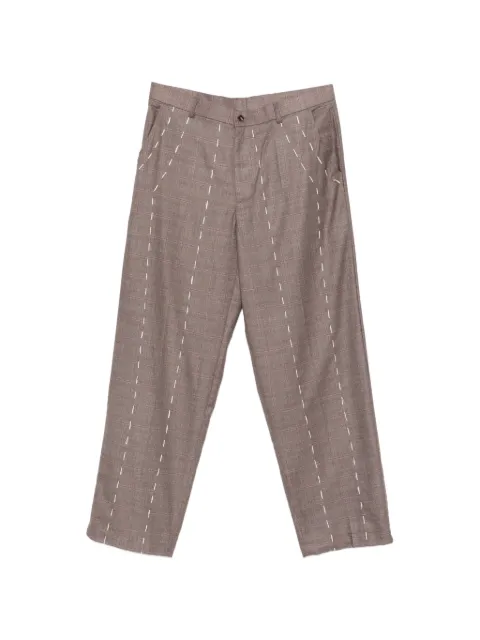 KidSuper dash plaid trousers