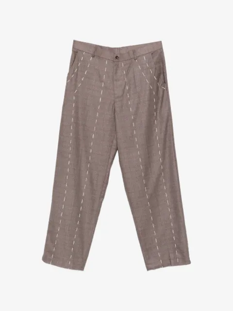 KidSuper dash plaid trousers
