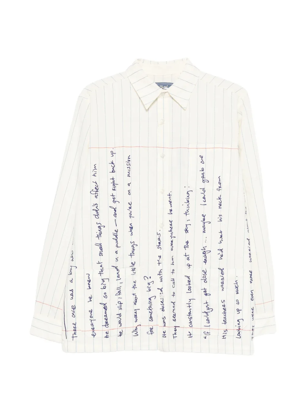 KidSuper stripes text shirt - Toni neutri