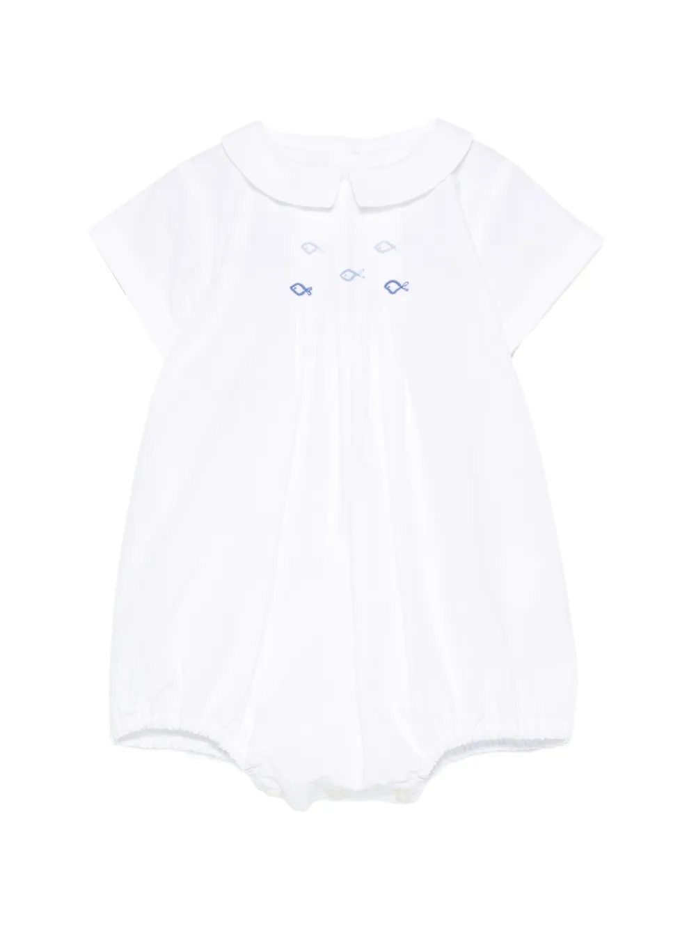 Mariella Ferrari fish-embroidery shorties - Bianco