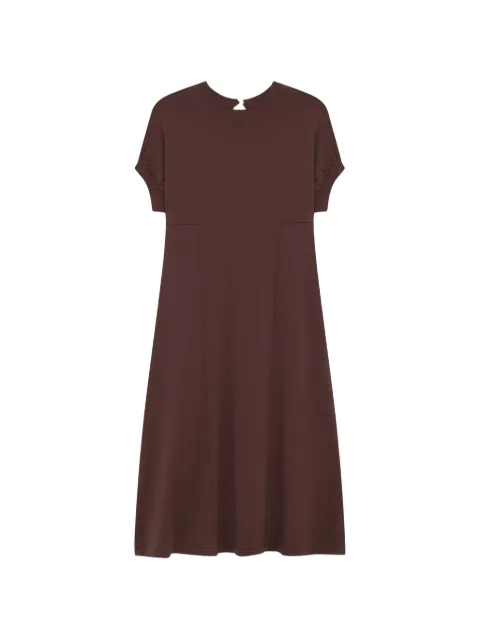 ALPHA STUDIO short sleeve midi dress