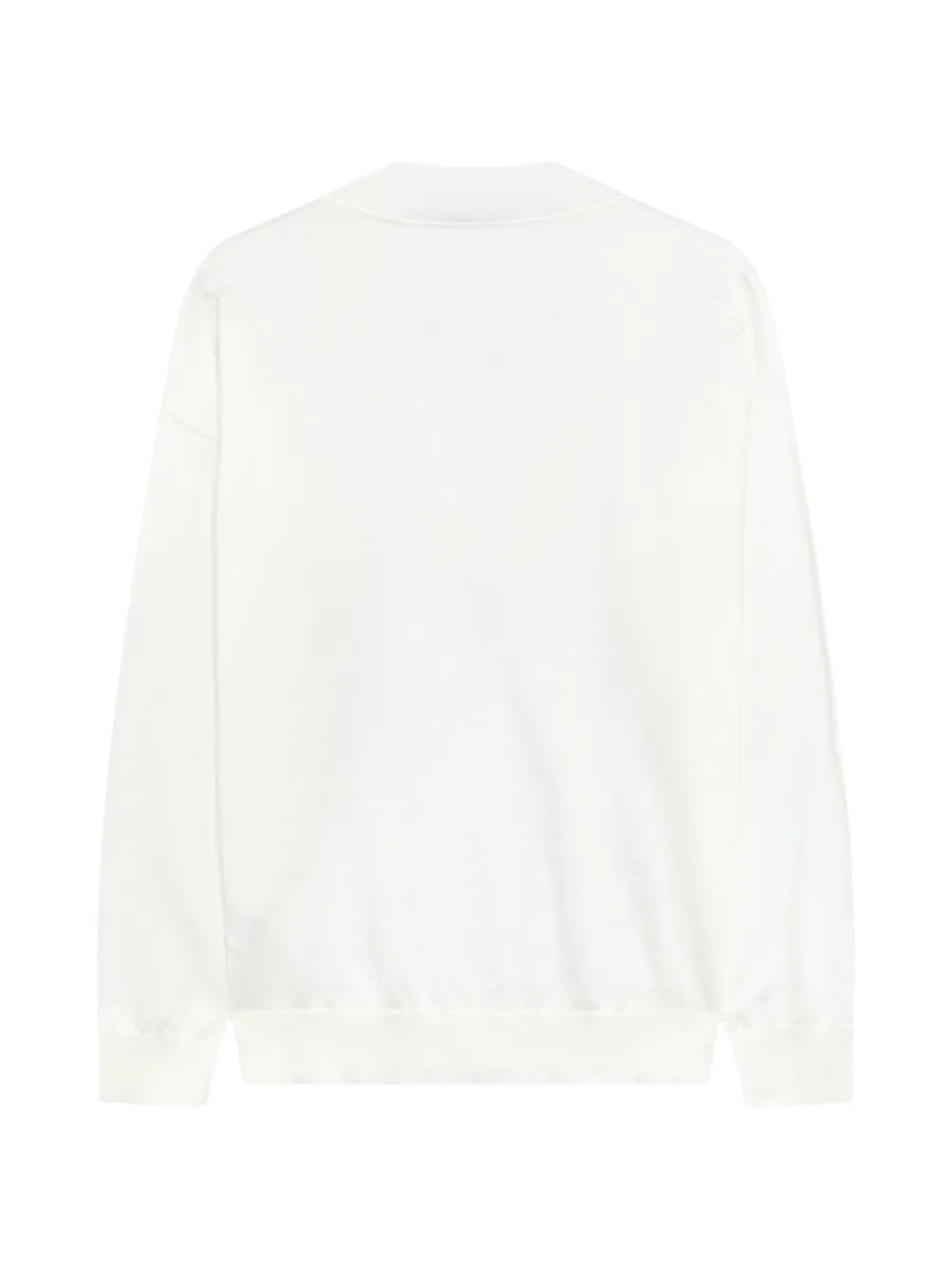  Alpha Studio Jersey Con Cuello En V - Blanco 