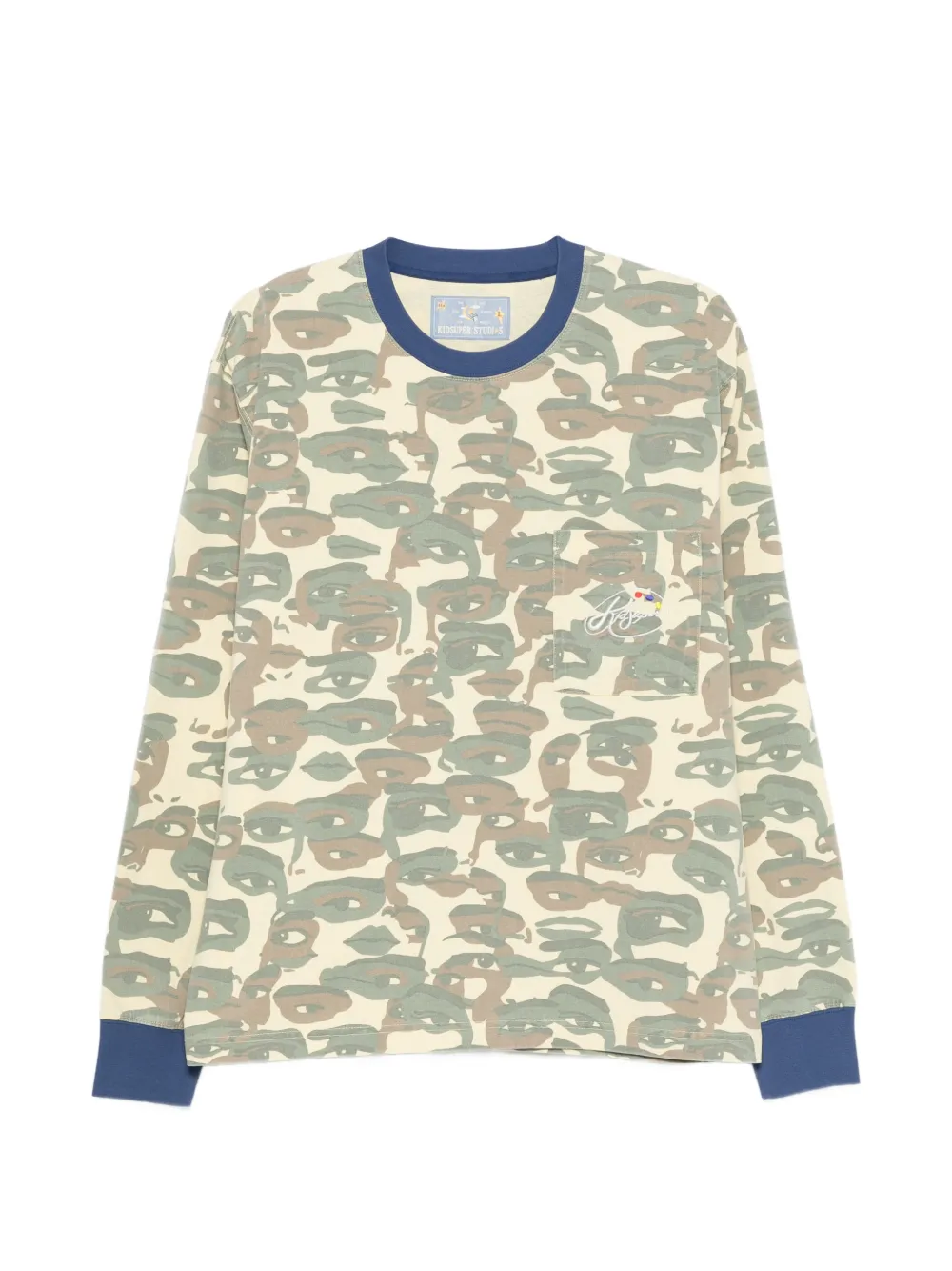KidSuper camouflage pocket T-shirt - Toni neutri