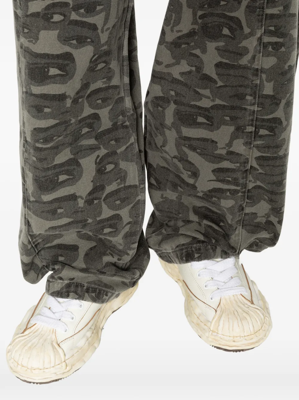 KidSuper Jeans met print Groen