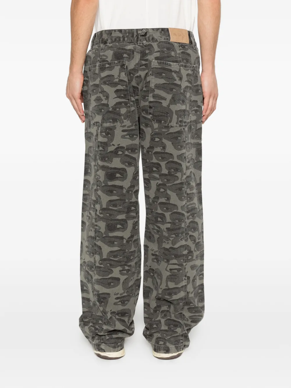 KidSuper Jeans met print Groen