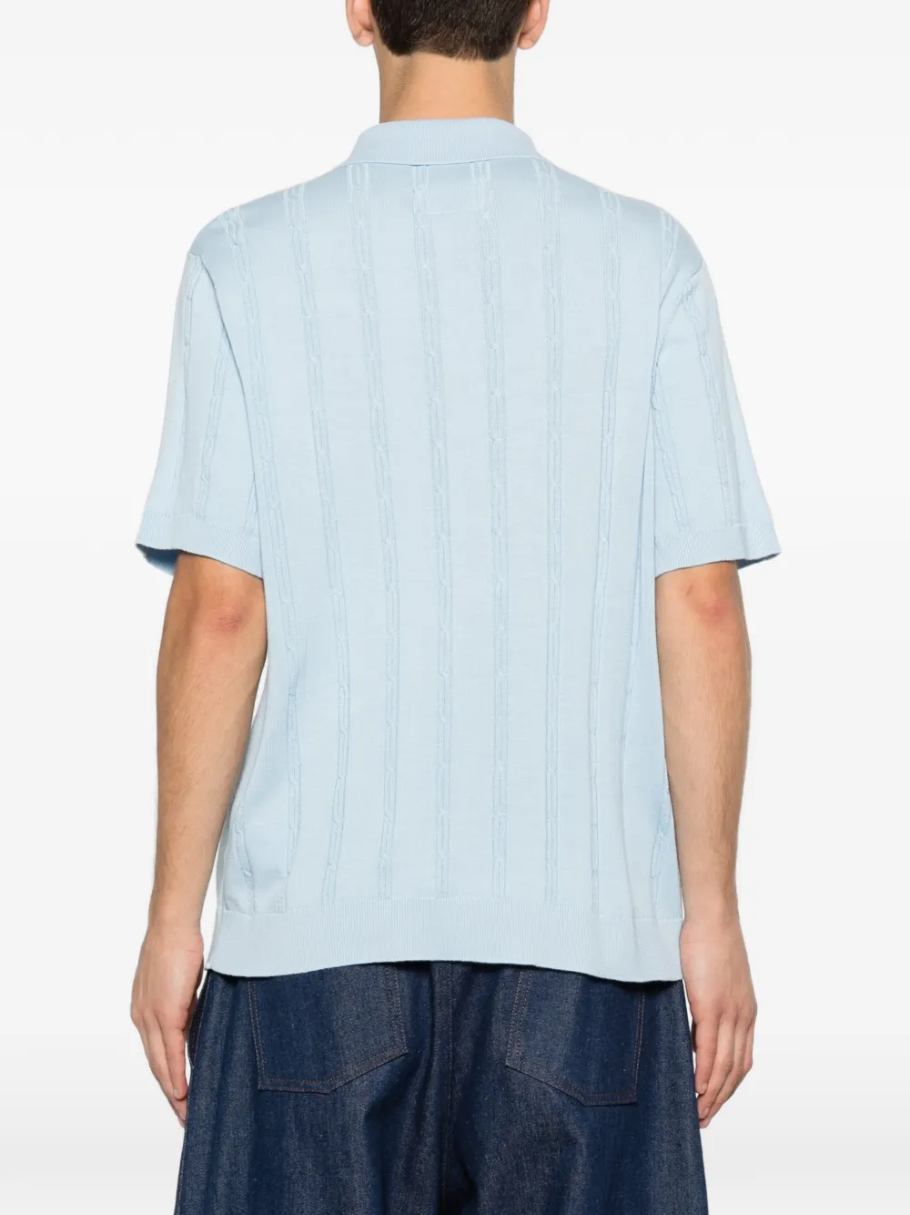 KidSuper Poloshirt met geborduurd logo Blauw