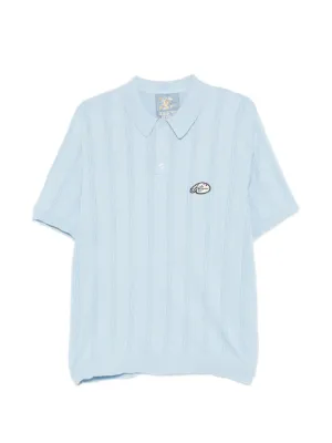 24AW COMME des GARÇONS SHIRT ニット ポロシャツ Comme Des Garçons Shirt ニット ポロシャツ | ブルー | FARFETCH JP