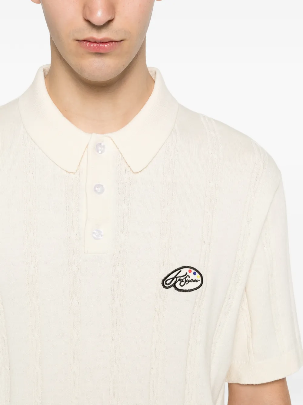 KidSuper Poloshirt met logo Beige