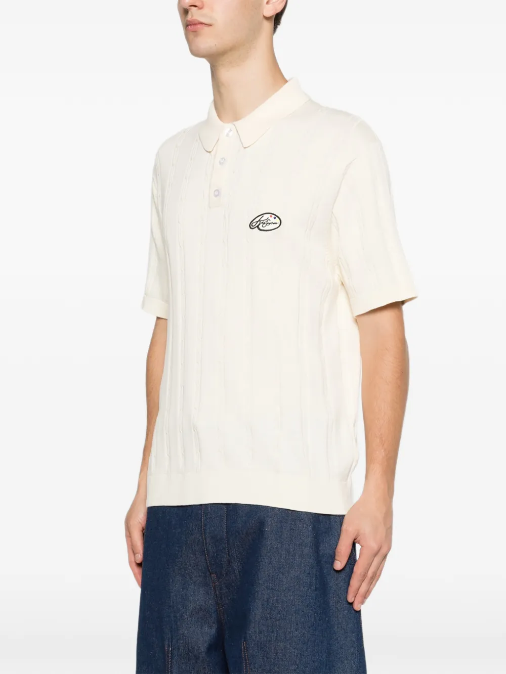 KidSuper Poloshirt met logo Beige