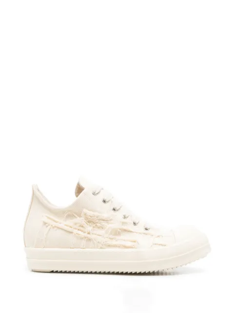 Rick Owens DRKSHDW distressed lace-up sneakers