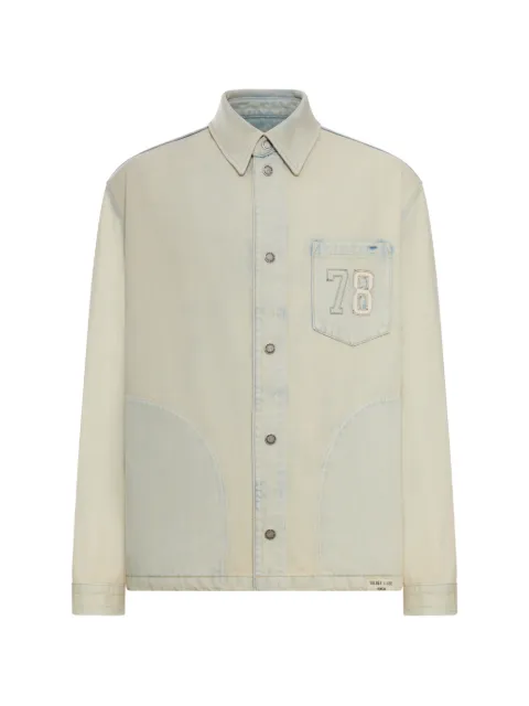 Golden Goose embroidered pocket denim jacket