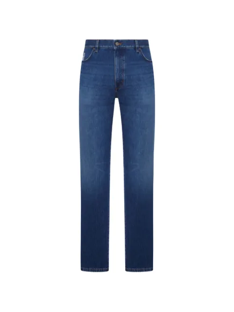 Zegna patch straight jeans