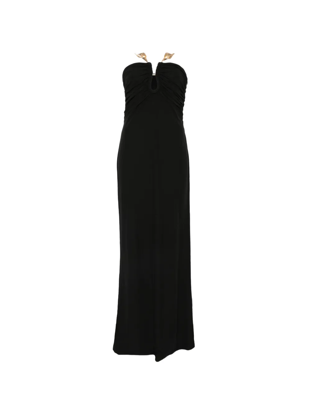 Cult Gaia Emir floral-detail maxi dress - Nero
