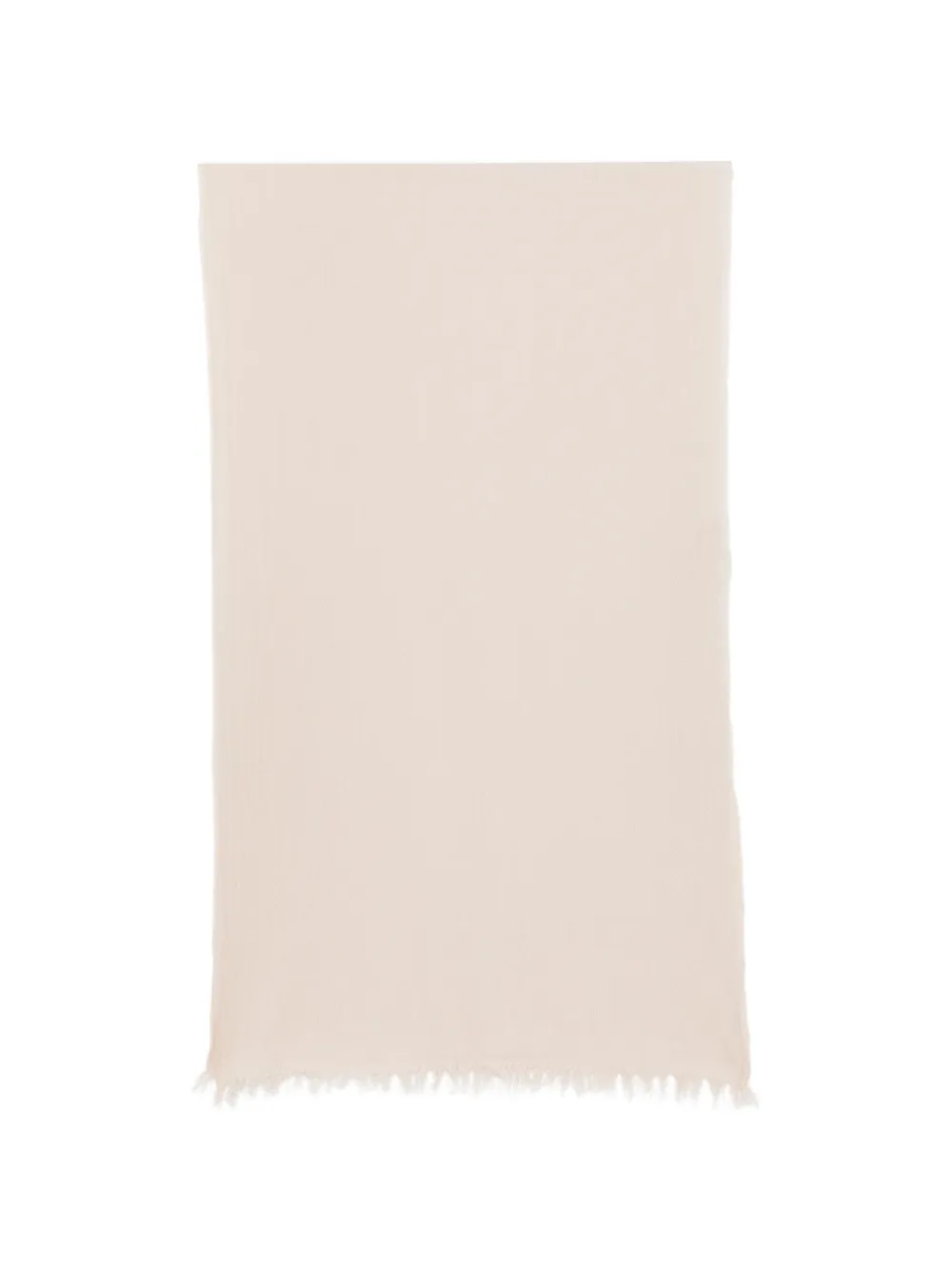 Private 0204 frayed-hem scarf - Toni neutri
