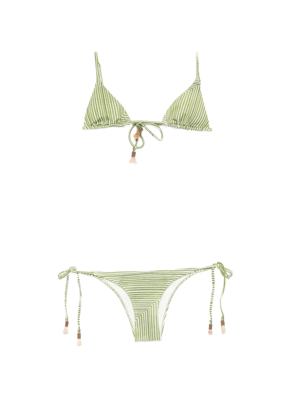 Lenny Niemeyer striped bikini - Verde