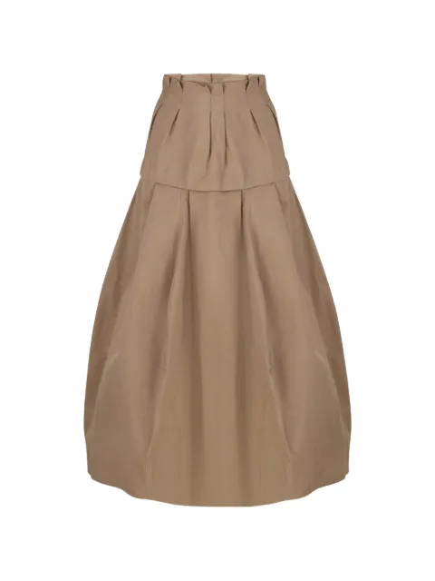 LITKOVSKA pleated palloncino midi skirt