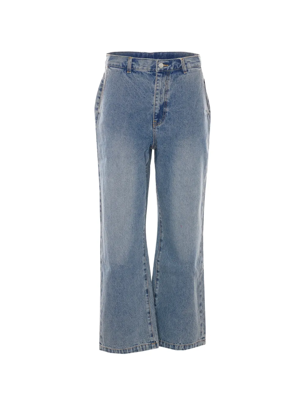 DUNST straight slack jeans - Blu