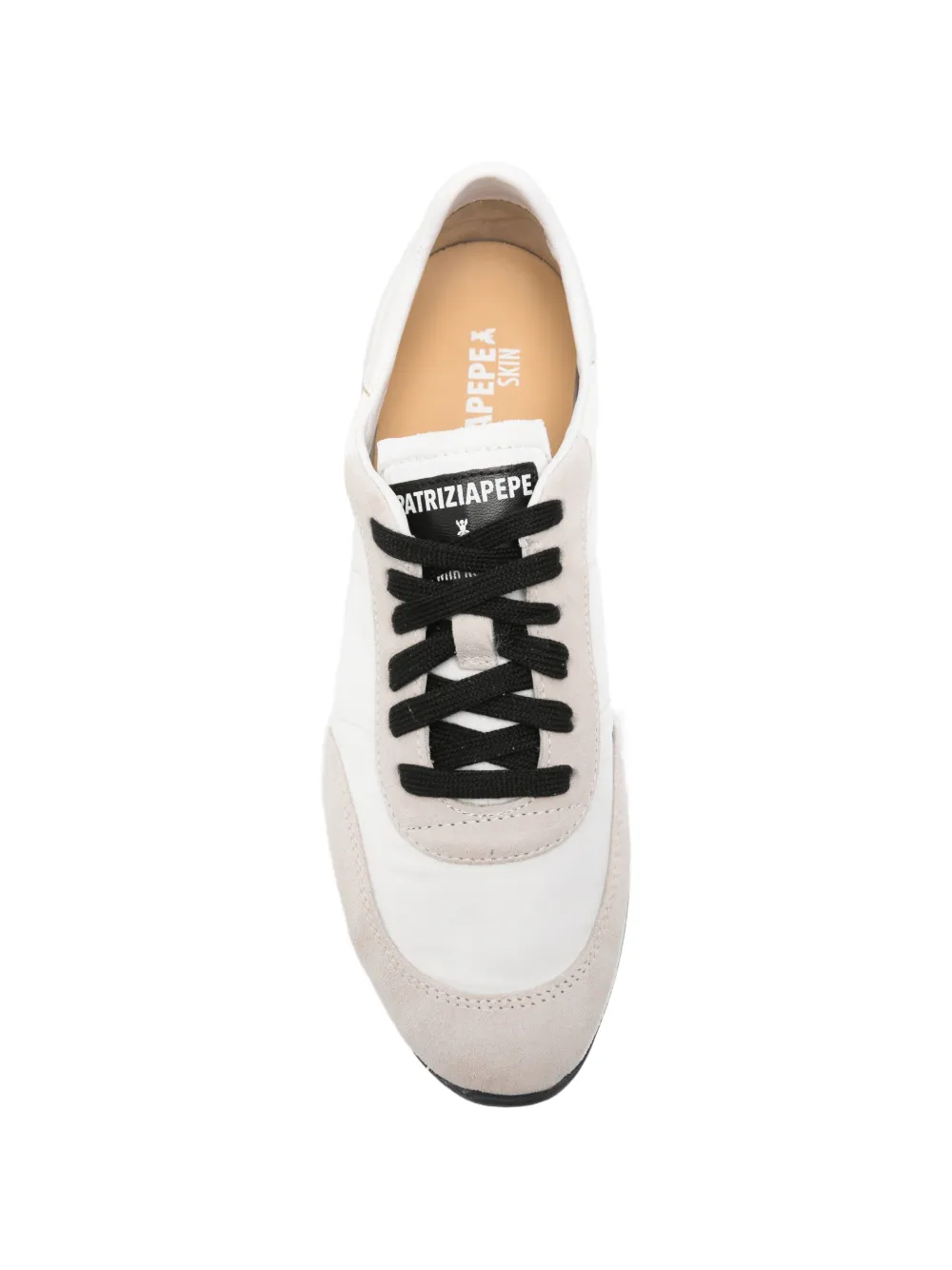 Patrizia Pepe lace-up sneakers Wit