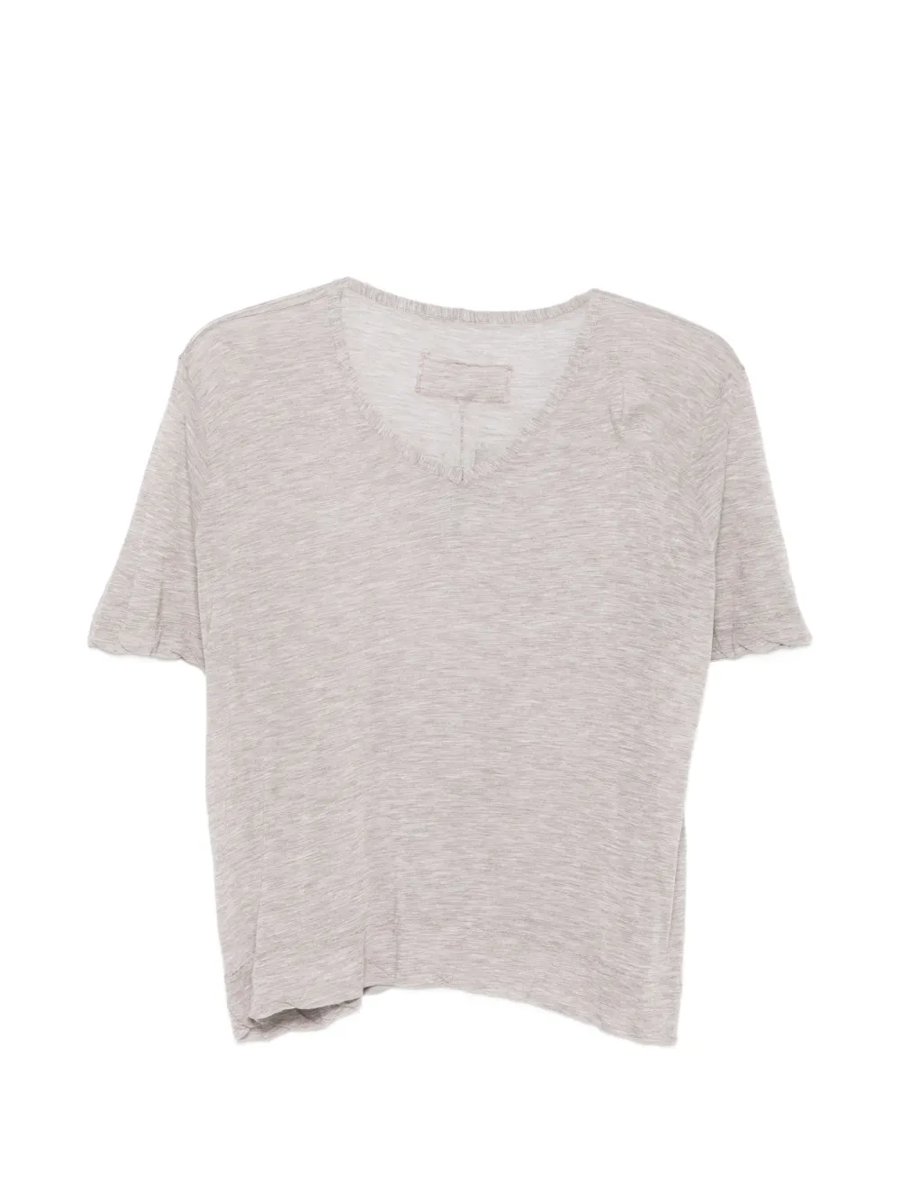 Private 0204 T-shirt con scollo a V - Grigio