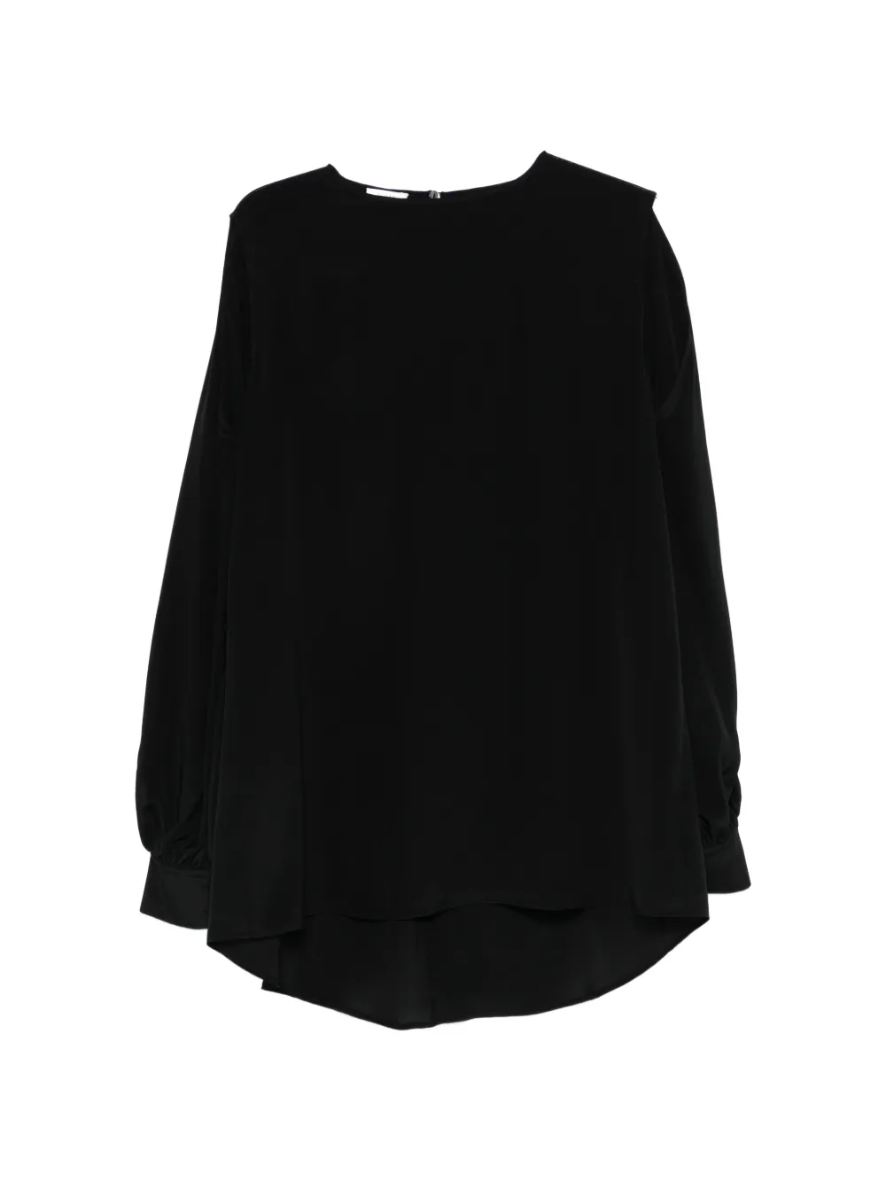 DI.LA3 PARI' cut-out long-sleeve blouse - Nero