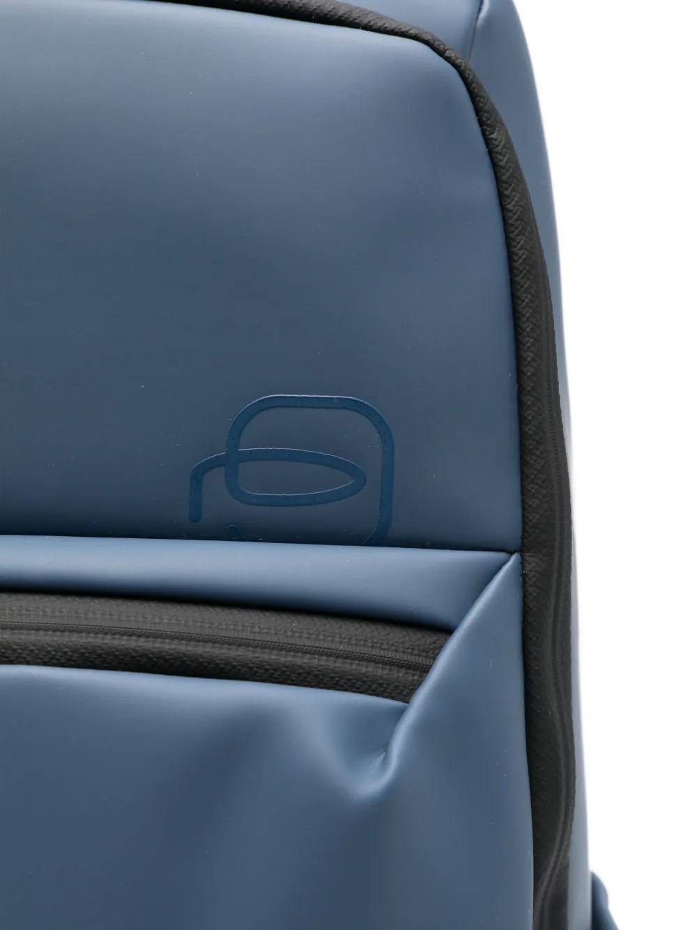PIQUADRO Rugzak met logo-applicatie Blauw