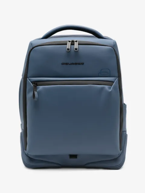 PIQUADRO mochila con aplique del logo