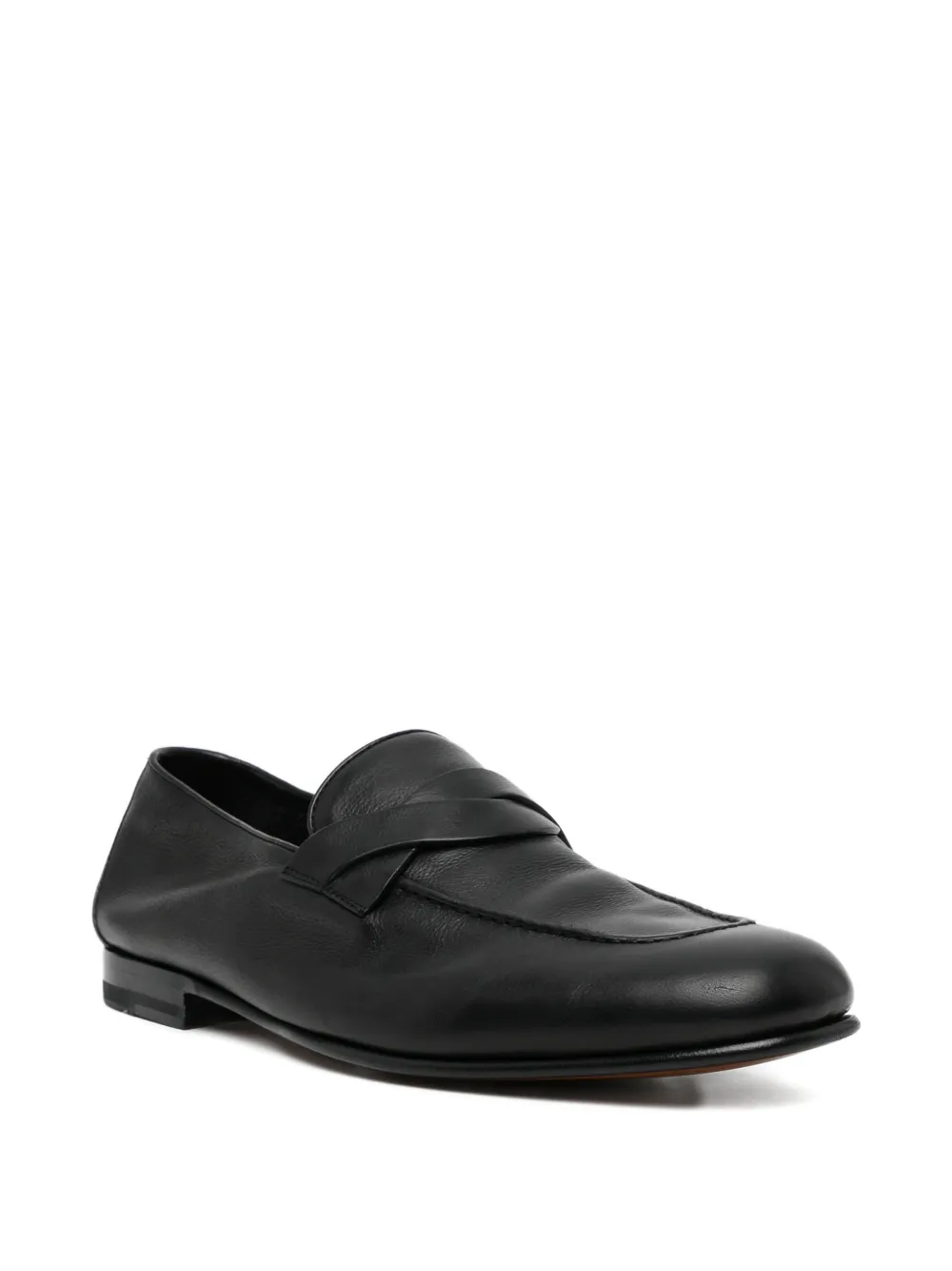 TOM FORD GIGI gedraaide loafers Zwart