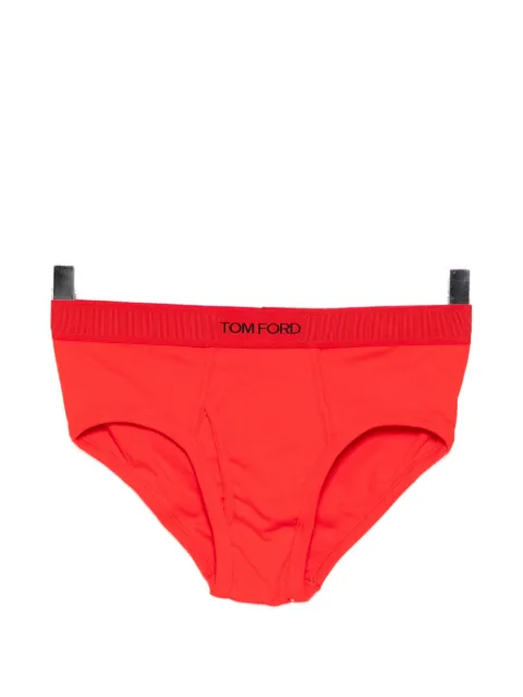 TOM FORD logo-waistband jersey briefs
