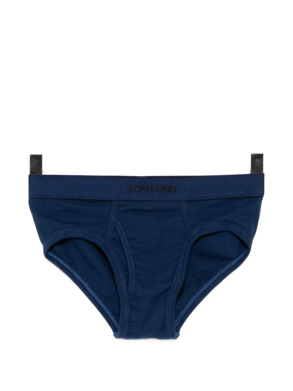 TOM FORD logo-waistband jersey briefs - Blu