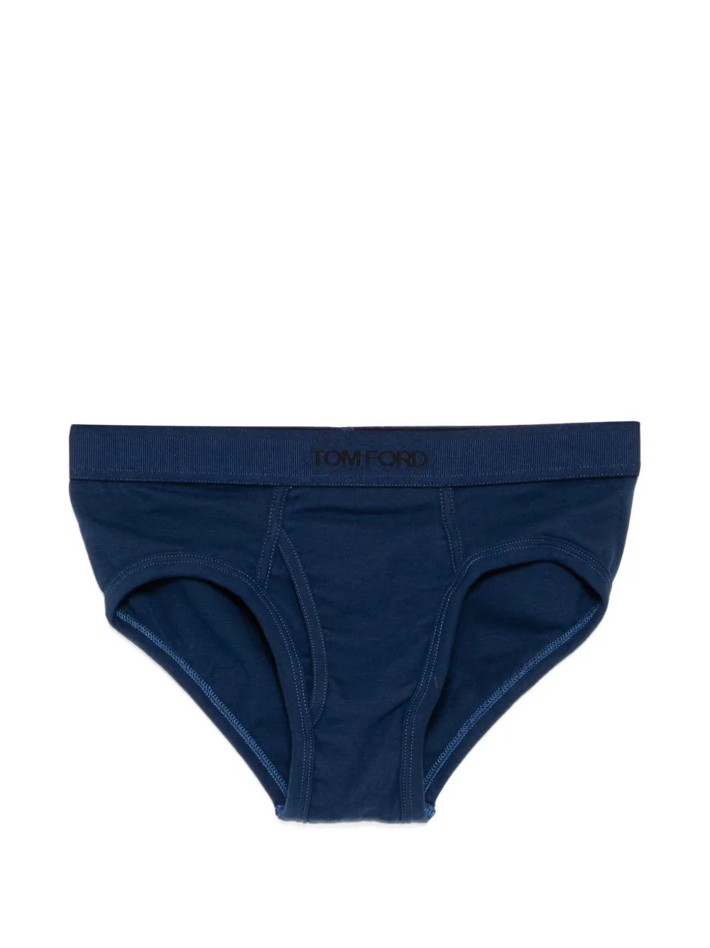 TOM FORD logo-waistband jersey briefs - Blu
