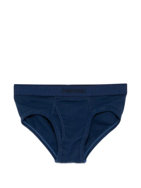 TOM FORD logo-waistband jersey briefs