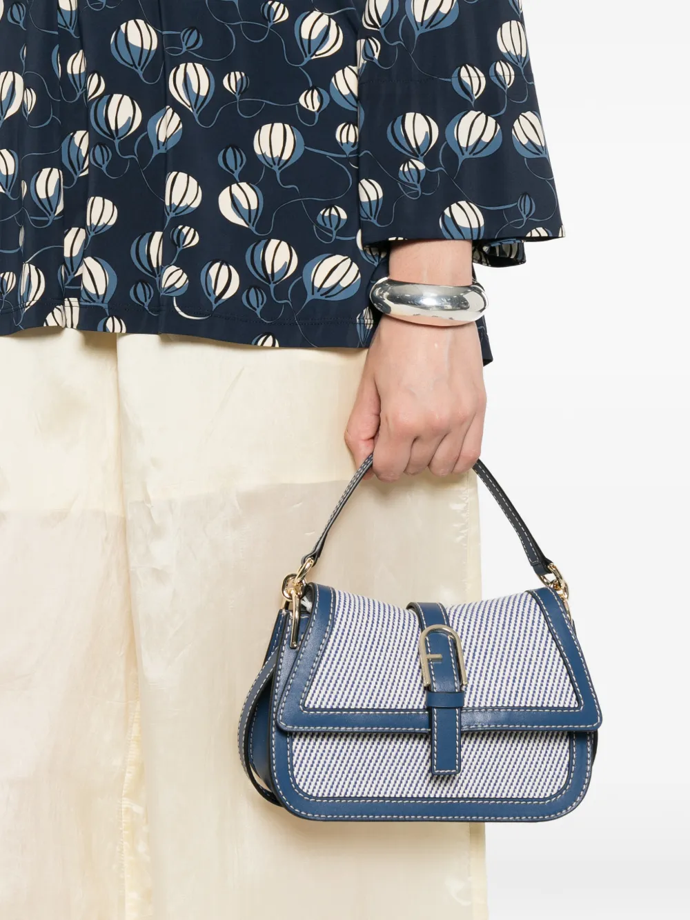 Furla Flow kleine schoudertas Blauw
