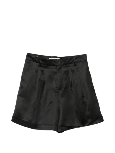 Briglia 1949 pleated satin-finish shorts
