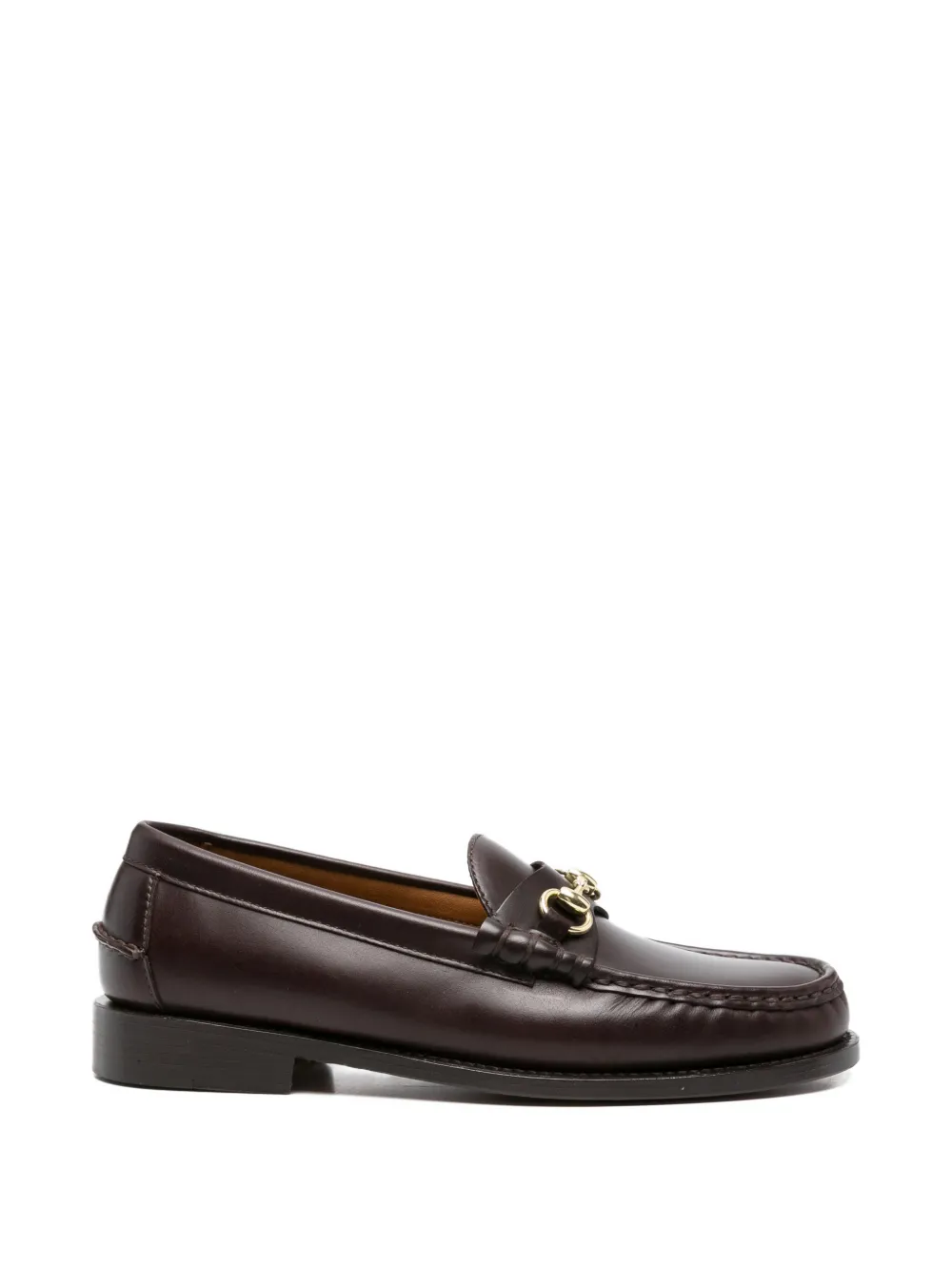 Sebago horsebit-detail leather loafers - Marrone