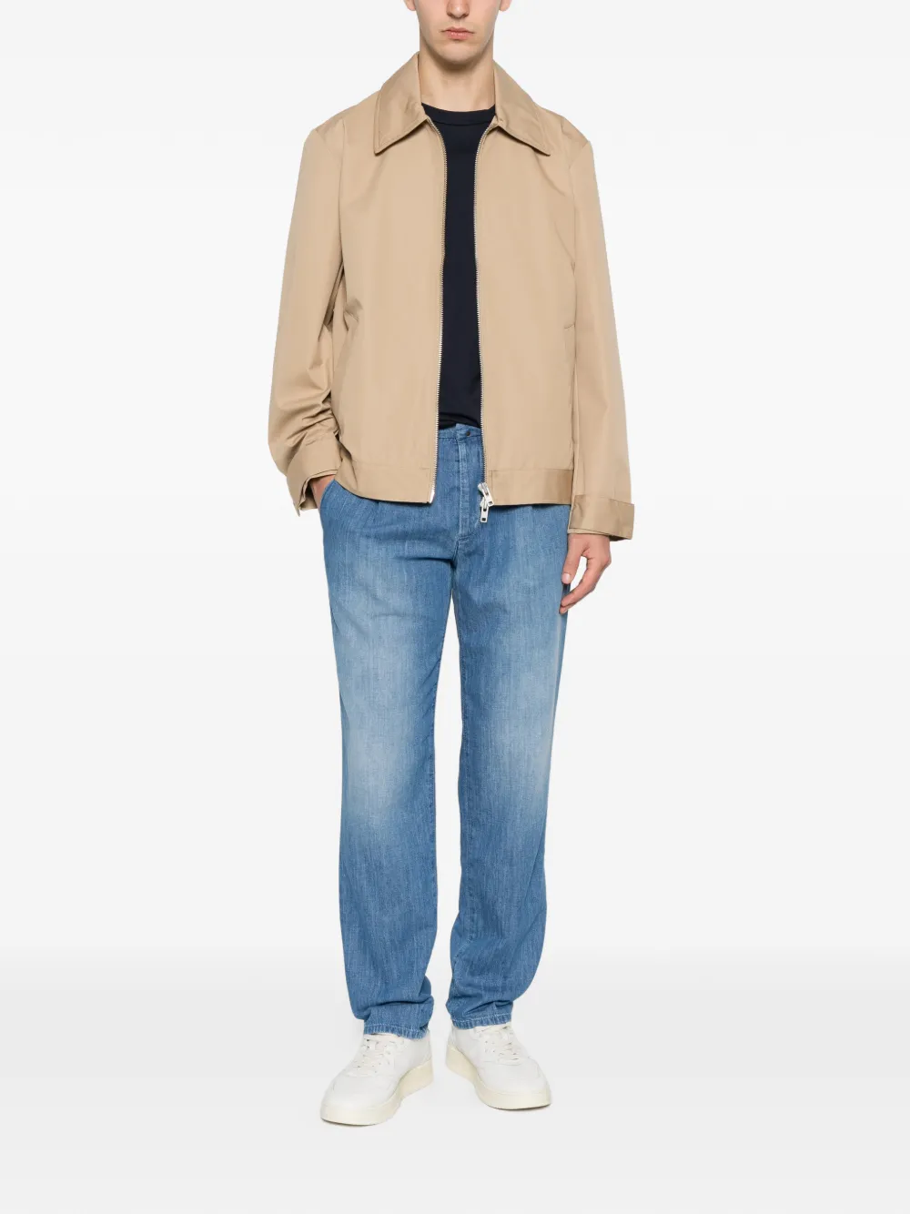 Incotex Geplooide jeans Blauw