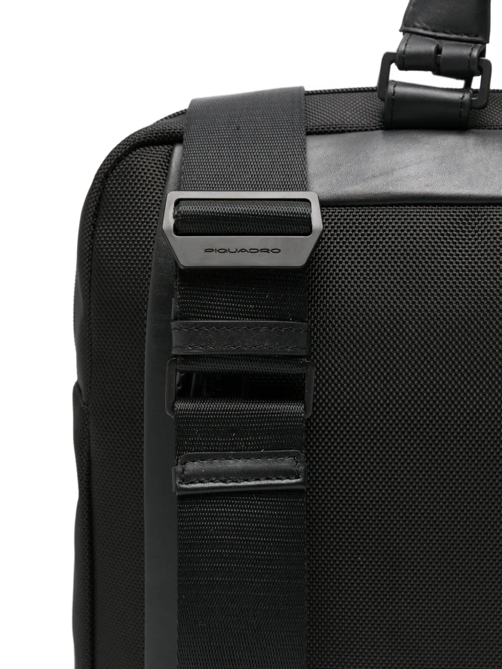 PIQUADRO Laptoptas met rits en handvat Zwart