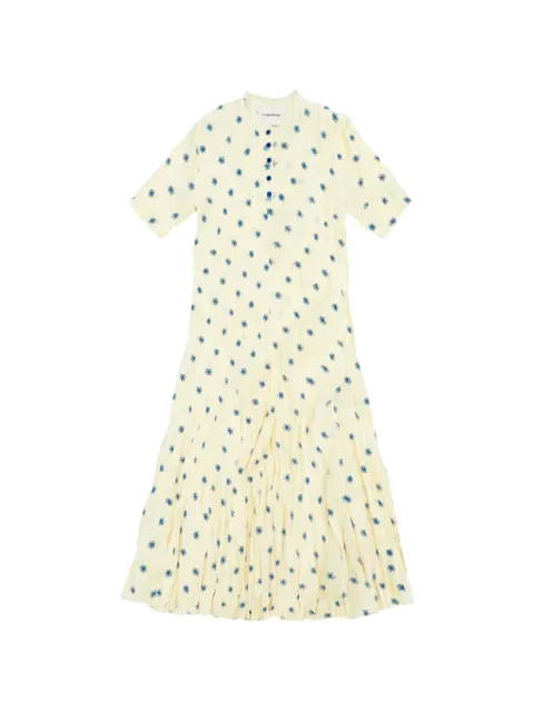 Gongdid Design vestido con estampado floral