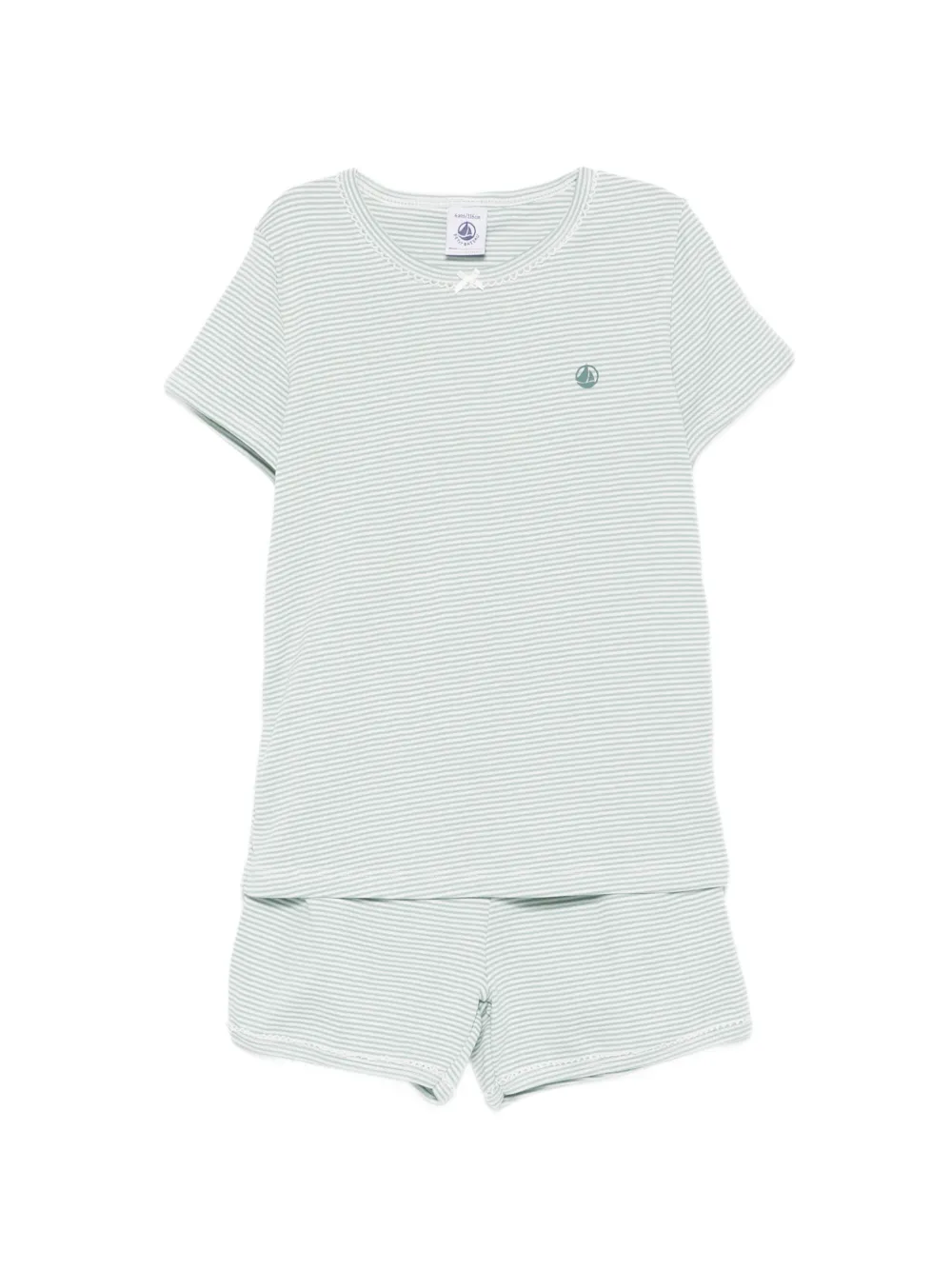 Petit Bateau short-sleeve pajamas (set of four) - Toni neutri