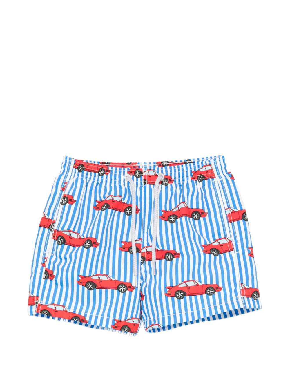 MC2 Saint Barth Kids stripe-print swim shorts - Blu